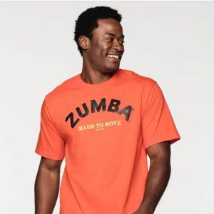 Zumba Forever ALL GENDER TeeShirt - NWT (Orange)